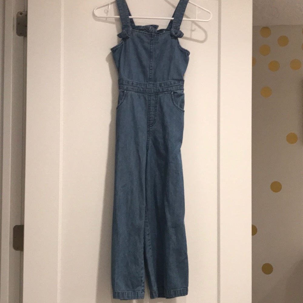Cat and Jack light weight denim overalls